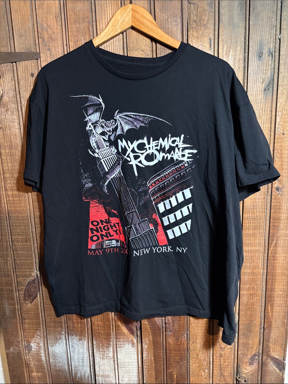Black My Chemical Romance Graphic Band T-Shirt - Men
